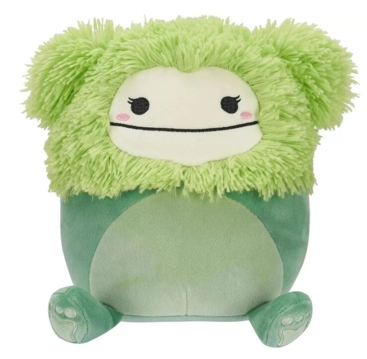 Squishmallows 16 inch Green BREN THE BIG FOOT Yeti Plush NWT