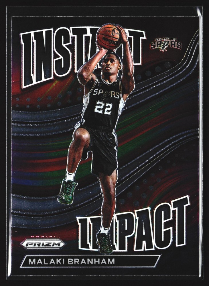Malaki Branham 2022-23 Panini Prizm Instant Impact San Antonio Spurs NBA