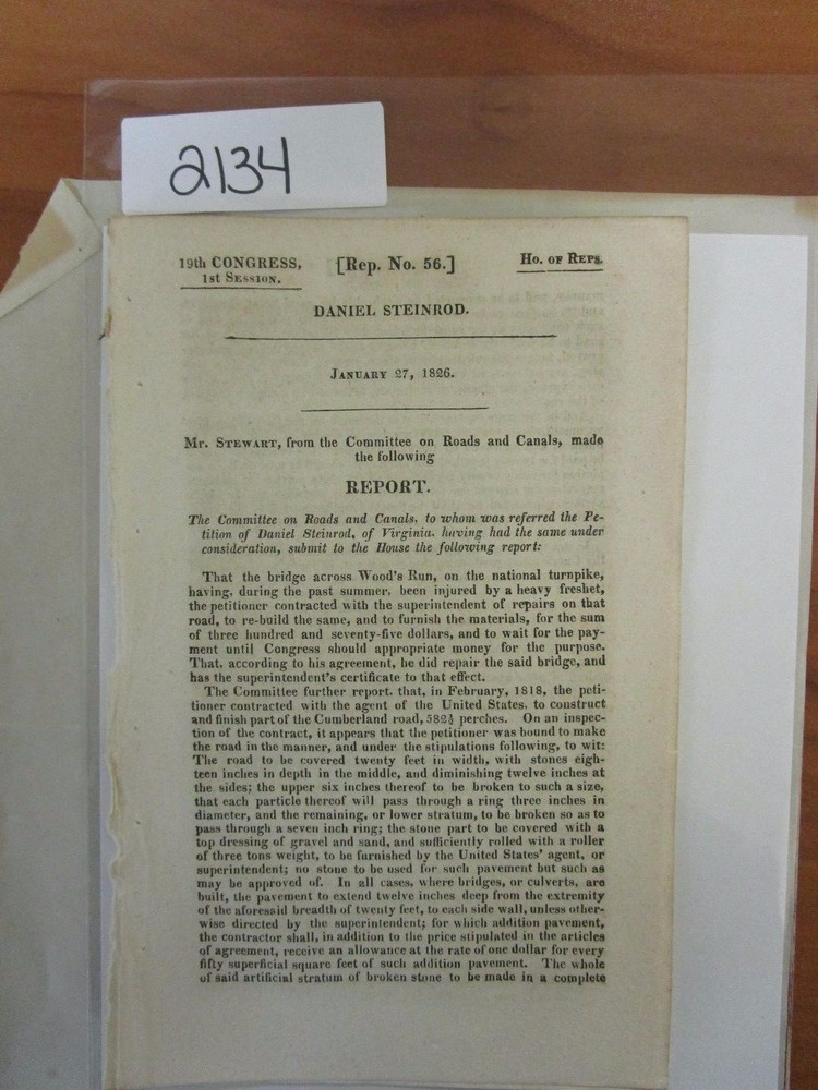 Government Report Daniel Steinrod - Relief for Contract Changes #2134