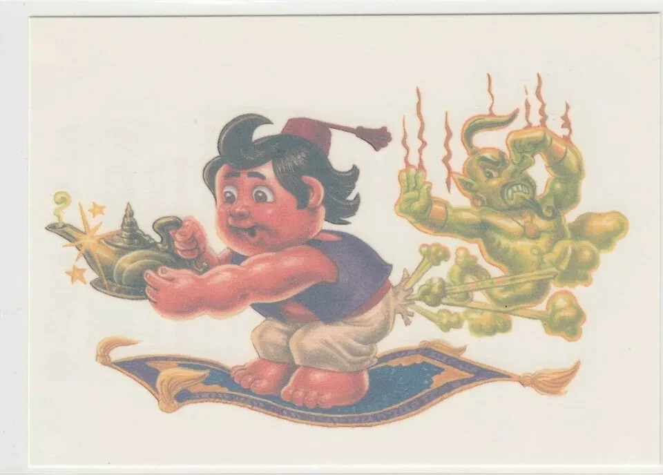 Wishful Wes Gross Tattoos Garbage Pail Kids GPK 2005 ANS4 Series 4