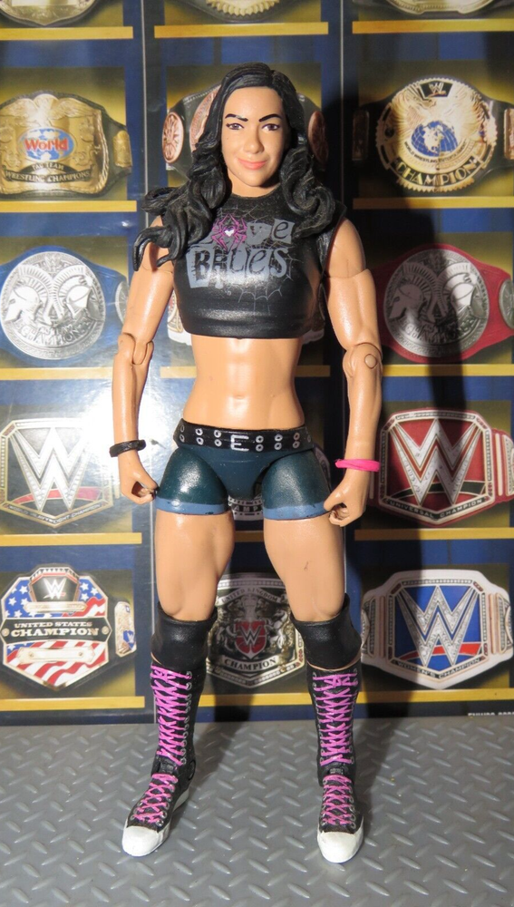 WWE AJ Lee Mattel Basic Wrestling Action Figure Battle Packs Series 28 DIVA