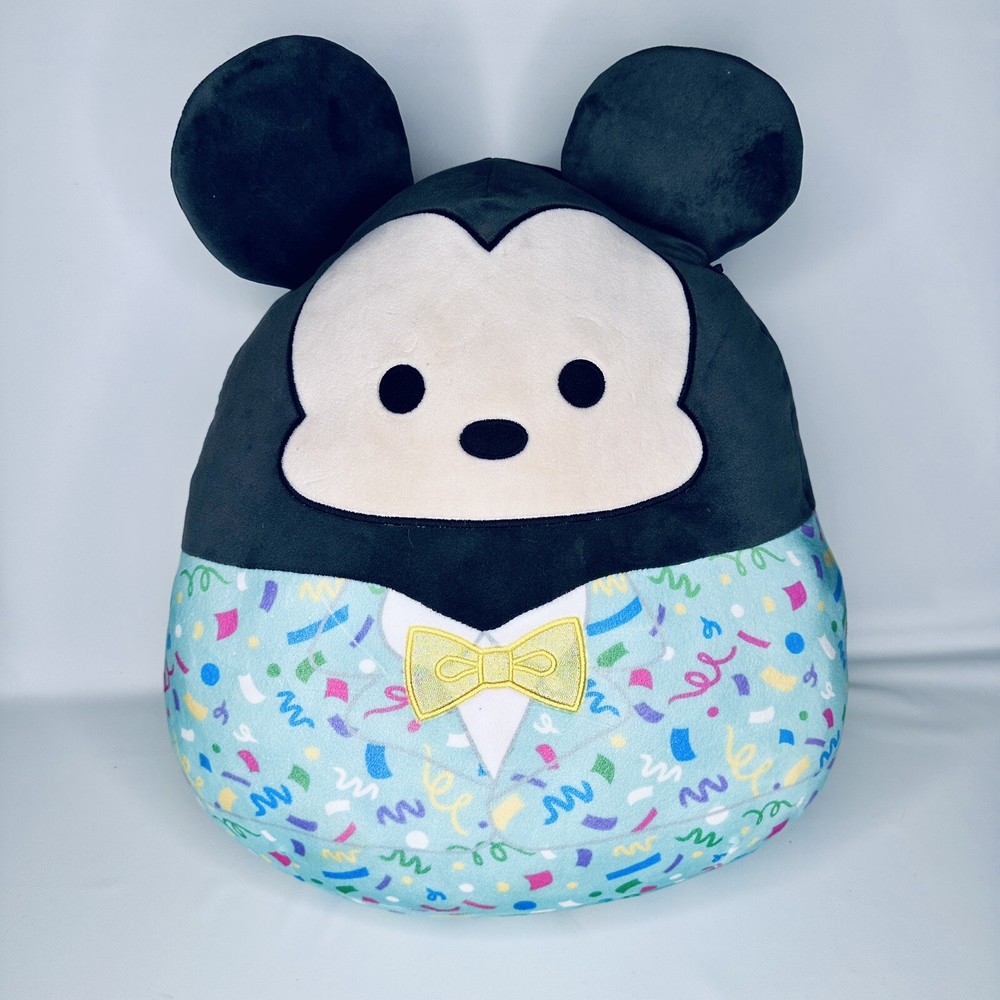 Squishmallows  16” New Years Mickey Mouse Holiday Disney Plush-image