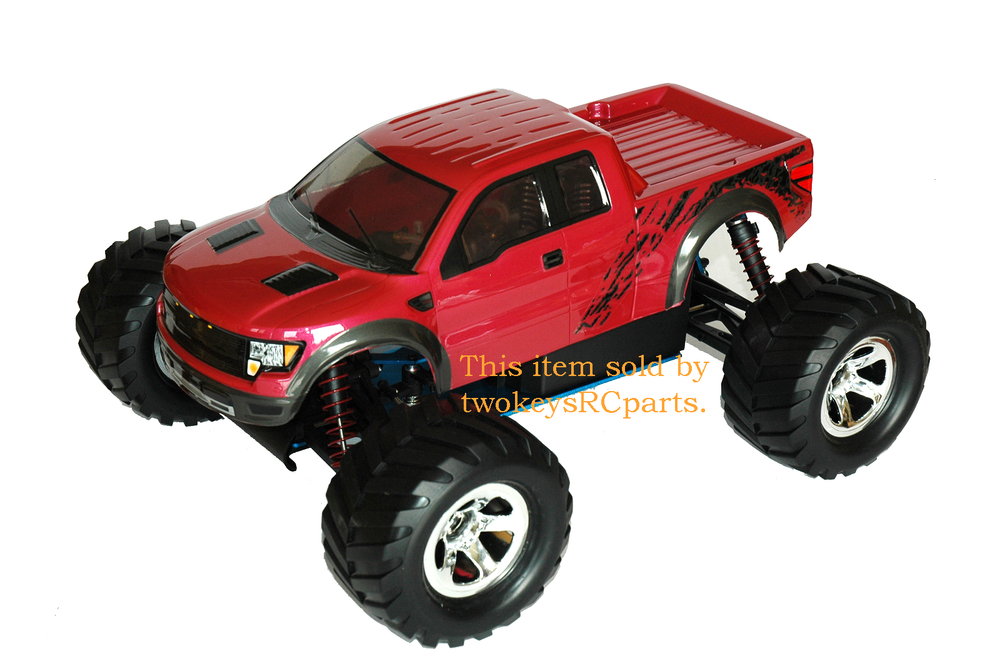 1:10 RC Ford F150 Clear Lexan Body Shell for Monster Trucks & Rock Crawlers