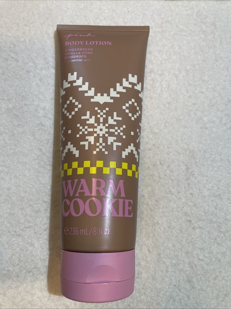 Victoria’s Secret Pink Warm Cookie Fragrance Body Lotion Cream 8oz NEW Hand Feet