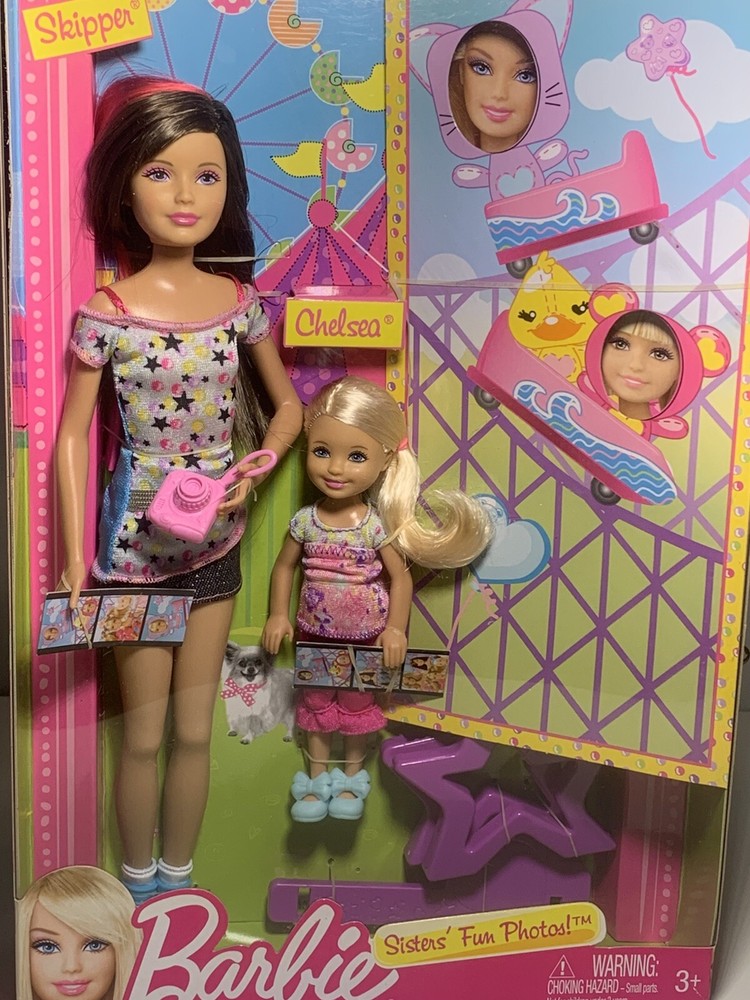 Barbie Sisters' Fun Photos!-Skipper & Chelsea-New in Box