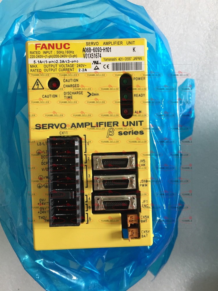 1PCS NEW FANUC servo driver A06B-6093-H101 A06B6093H101