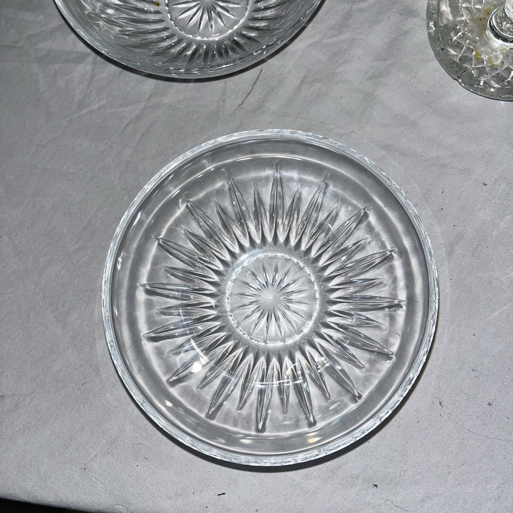 Glassware Set 4 Piece 2 Bowls, 1 Ring Dish, 1 Toothpick Holder