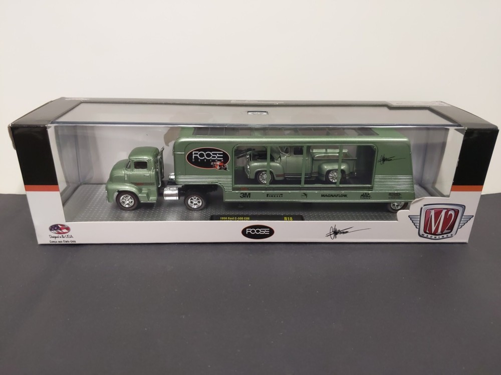 M2 Machines 1/64 1956 Ford C-500 CDE & 1956 Ford F-100 Truck 