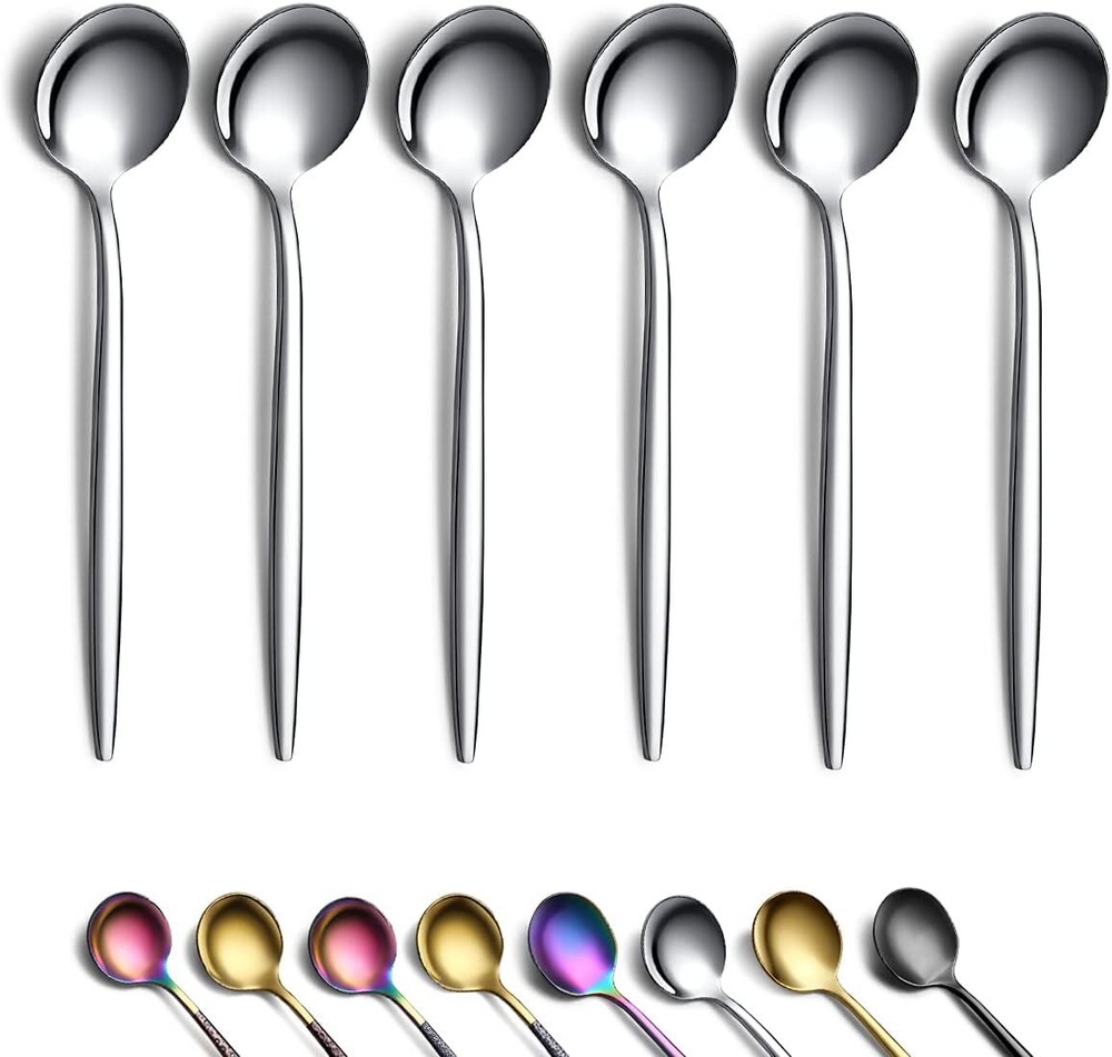 Coffee Spoons Set of 6, Kyraton Stainless Steel 5.1