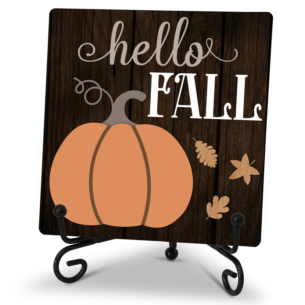Autumn Pumpkin Decor for Fall and Thanksgiving - Rustic Farmhouse Style Seasonal Home Decorations