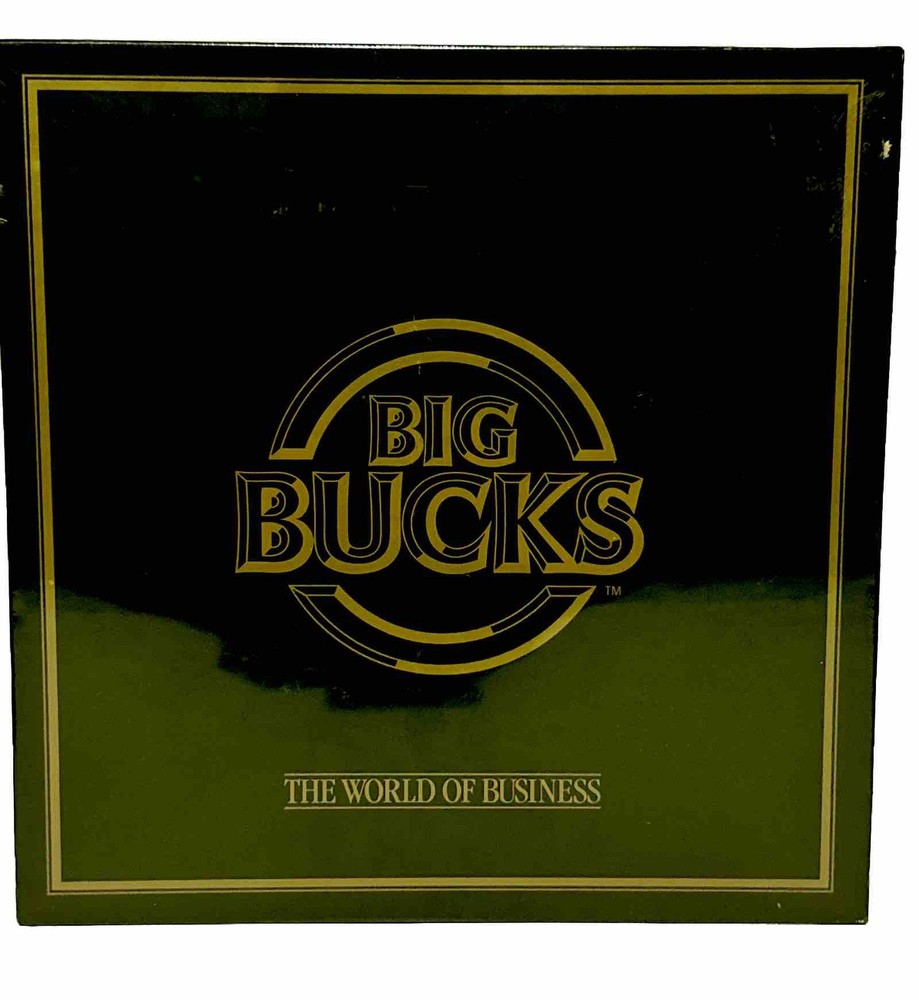 Sealed Big Bucks The World of Business 1987 Board Game / Geston  Vintage