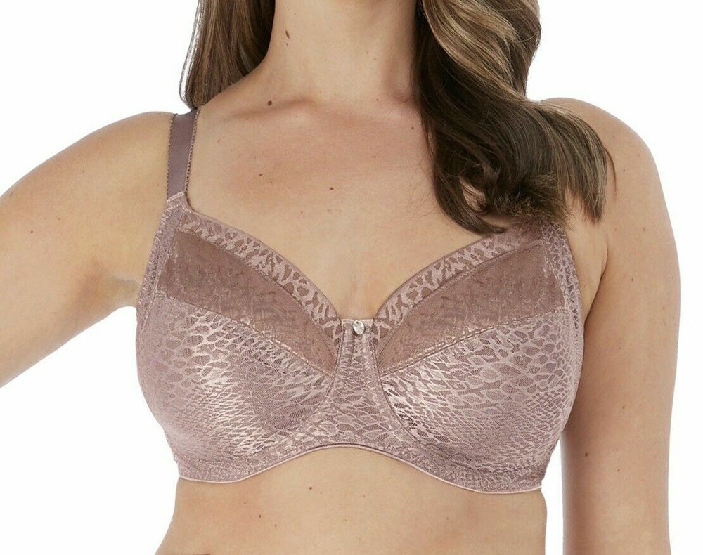 Fantasie Envisage Bra Taupe Brown Size 30E Underwired Side Support Full Cup 6911