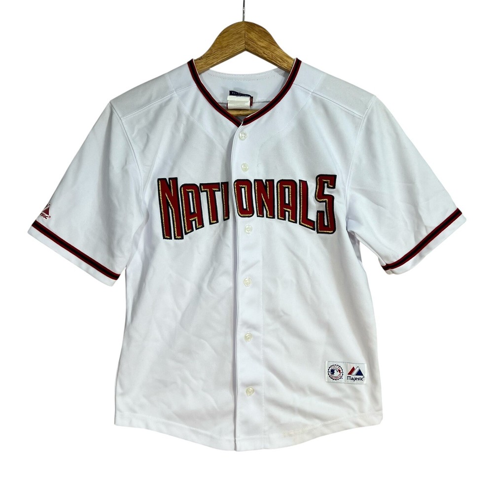 Vintage Majestic Washington Nationals Jersey Youth Size (L) 10/12