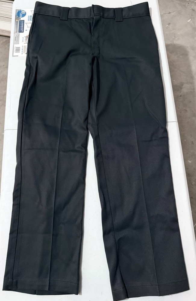 Dickies Men's 36x30 Black Work Pants Durable Comfort Fit