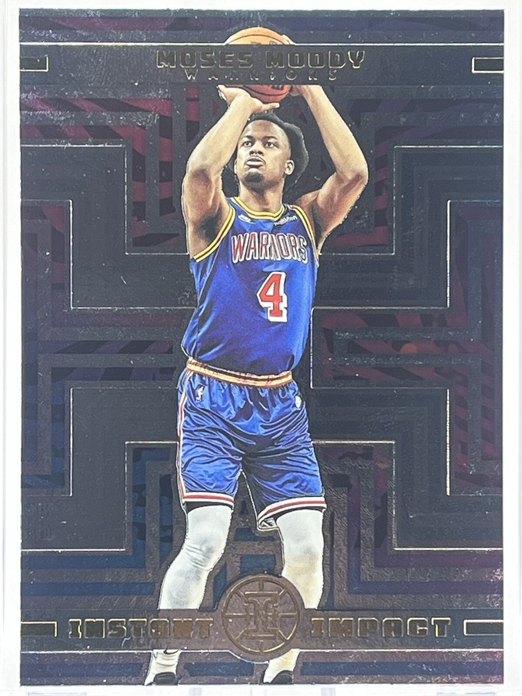 Moses Moody Rookie Instant Impact 2021-22 NBA Illusions 14 Golden State Warriors