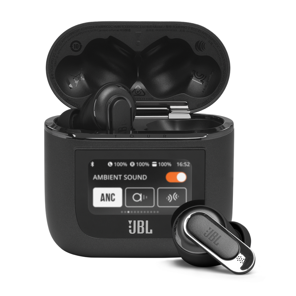 JBL Tour Pro 2 True Wireless Bluetooth In-Ear Headphones - Black