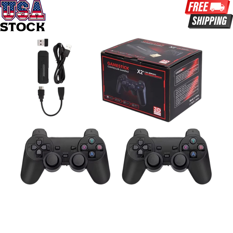 64GB X2 Plus GD10 Pro 4K Retro Game Stick with 30,000 Games