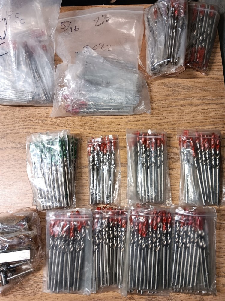 Jarvis Drill Bits Made In USA Selling As Shown Various Sizes Books Included