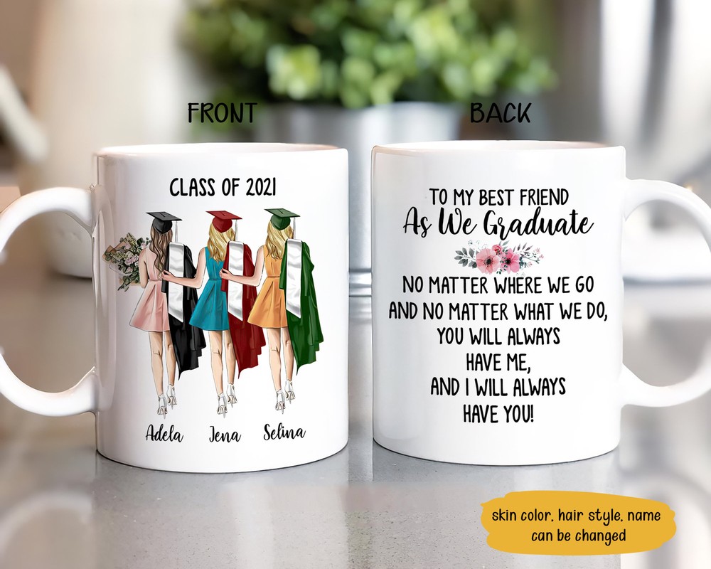 To My Best Friend Mug Besties Mug Graduation Gifts Graduation Mug Best Friend