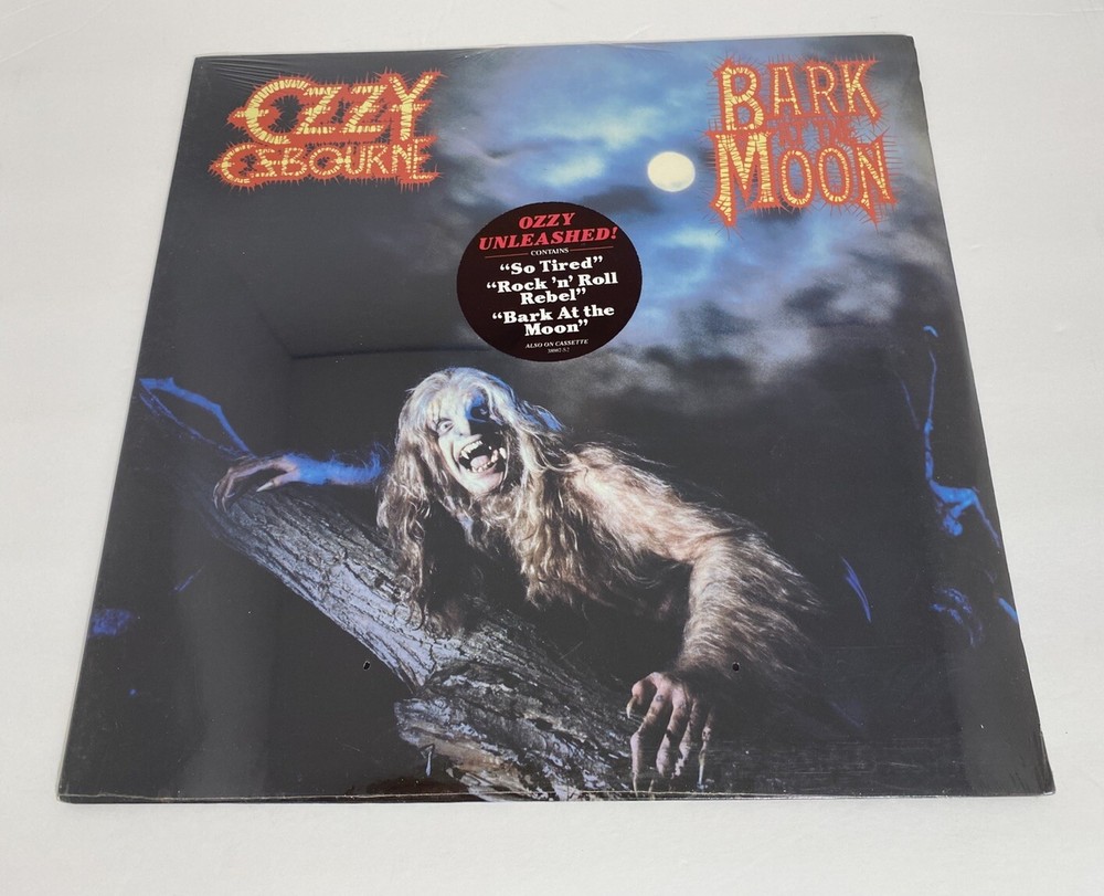 OZZY OSBOURNE ~BARK AT THE MOON ~FACTORY SEALED HYPE 1983 CBS RARE UNPLAYED COPY