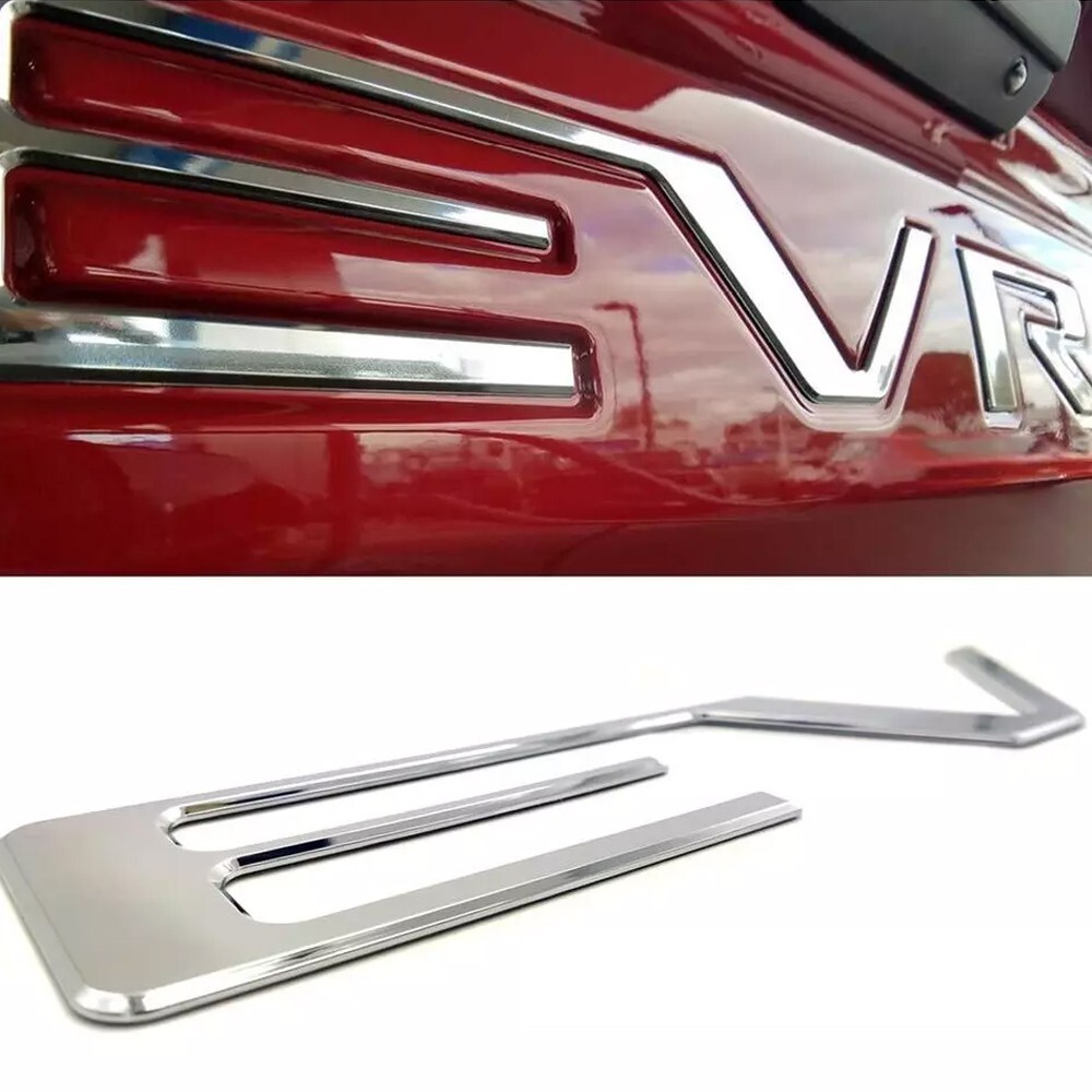 3D Raised Tailgate letters For Che/vrolet Silverado 2019-2024 2025 Rear Emblem