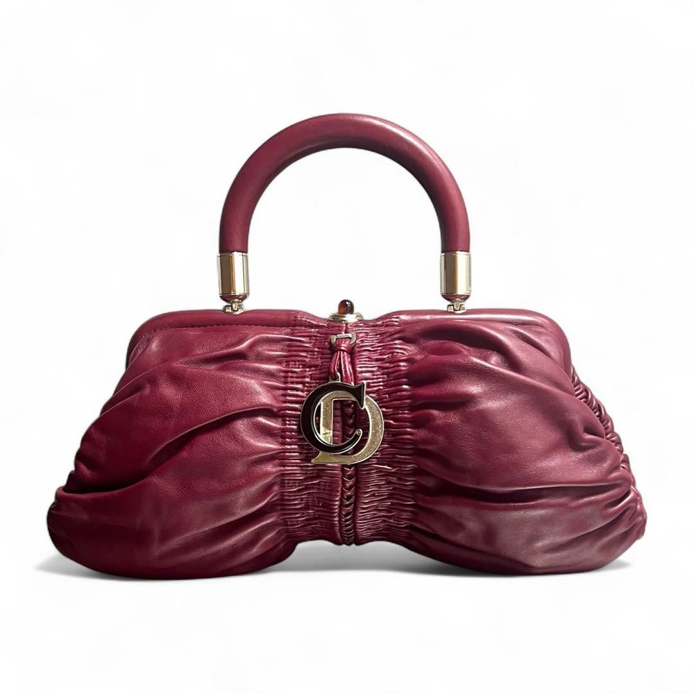 Vintage Christian Dior Leather Bag Designed by John Galliano