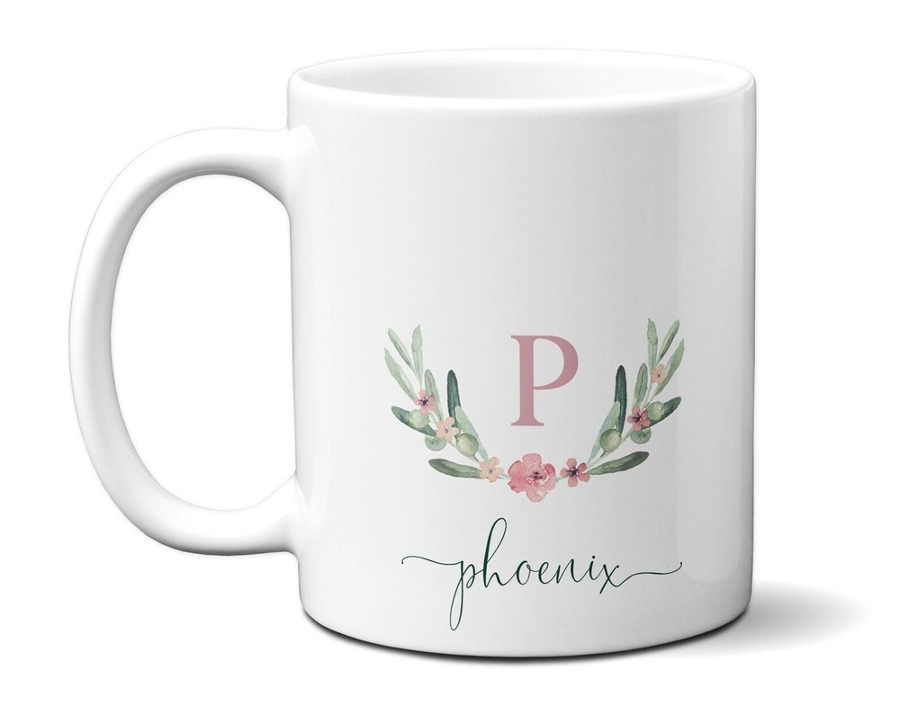 Custom Floral Thank You Mug for Women & Girls – Thoughtful Gift Coffee Cup