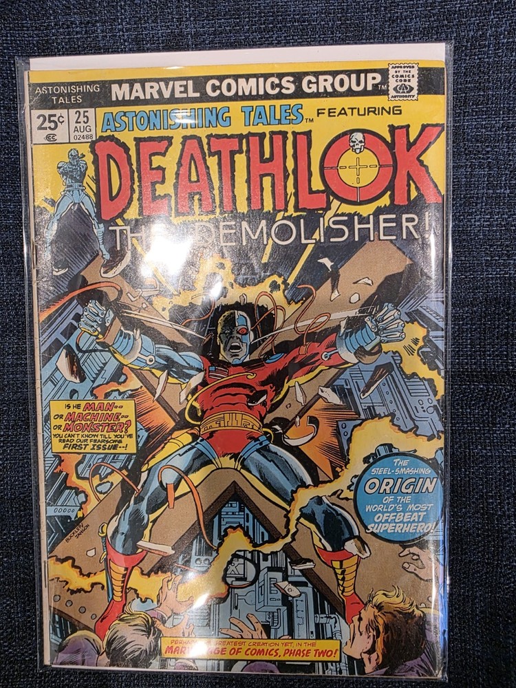 Marvel Comics Deathlok Bundle Including First Appearance: Astonishing Tales #25