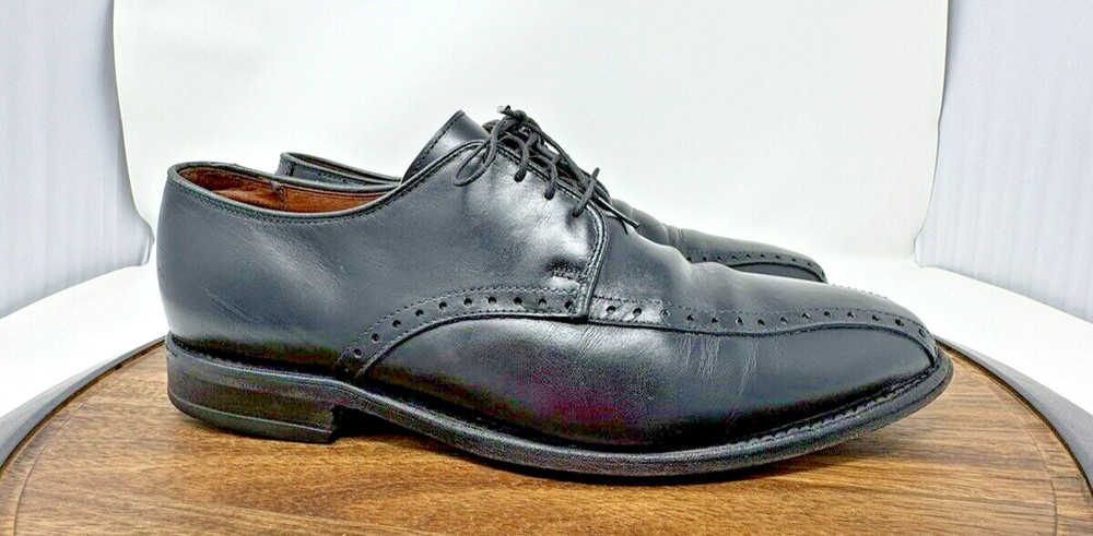 ALLEN EDMONDS Wendell Black Leather Oxford Dress Shoes Men's Size 8D