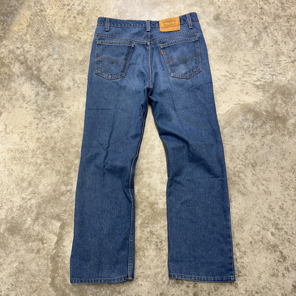 Levi's 70's VTG 516 20516 0914 Jeans Boot Cut 33x30 Saddleman Orange Tab USA