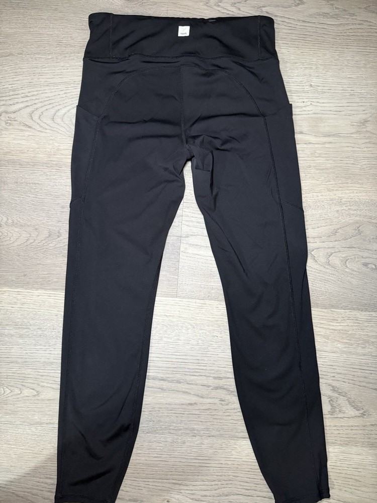 Vuori Black Stride 7/8 Running Leggings for Women Size Small Activewear