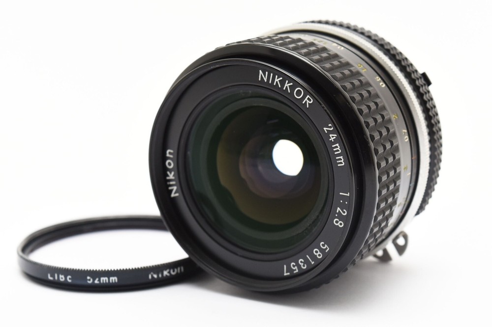 [EXC+5] Nikon Ai Nikkor 24mm f/2.8 Wide Angle MF Lens from Japan