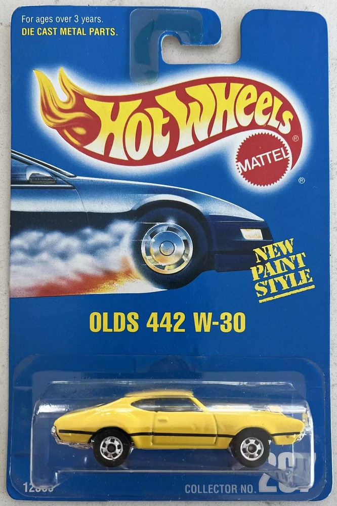 Vintage Hot Wheels Olds 442 W-30 Collector Edition #267 Mint Card Fast Free Shipping