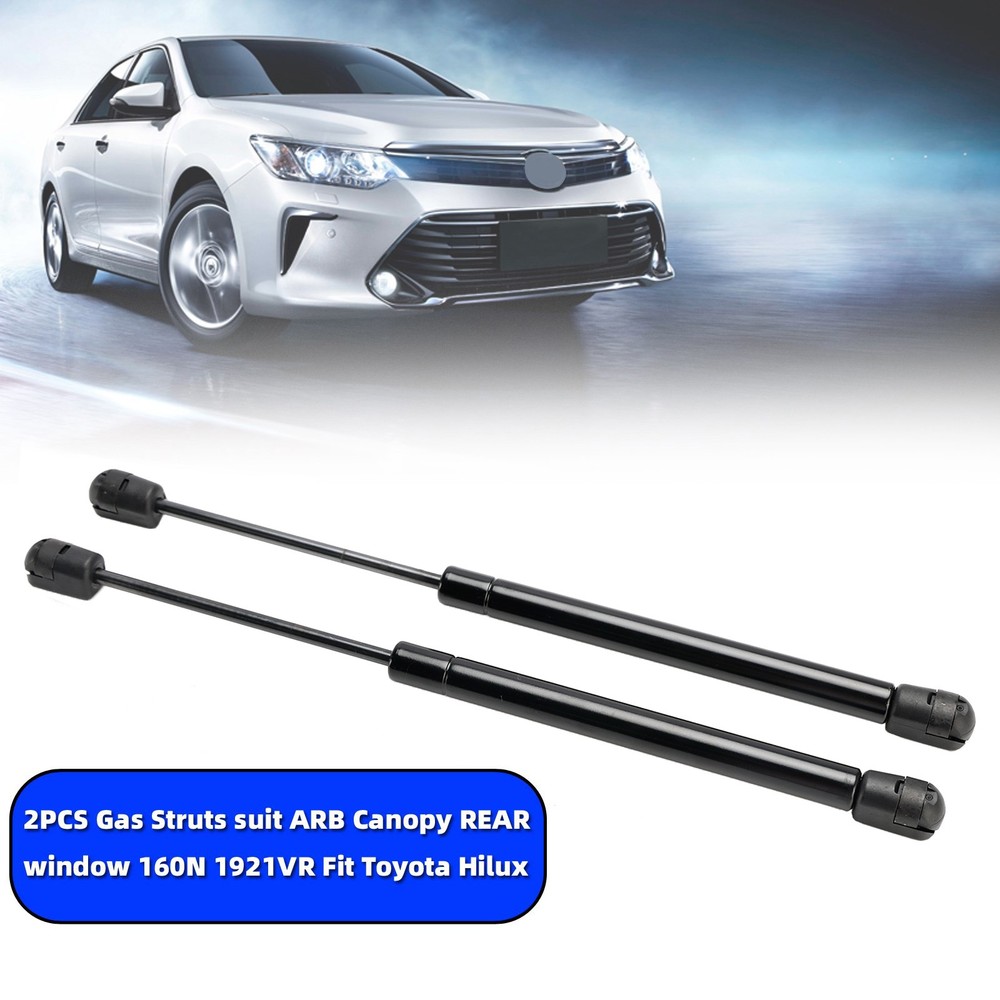 2PCS Gas Struts suit ARB Canopy REAR window 160N 1921VR para Toyota Hilux