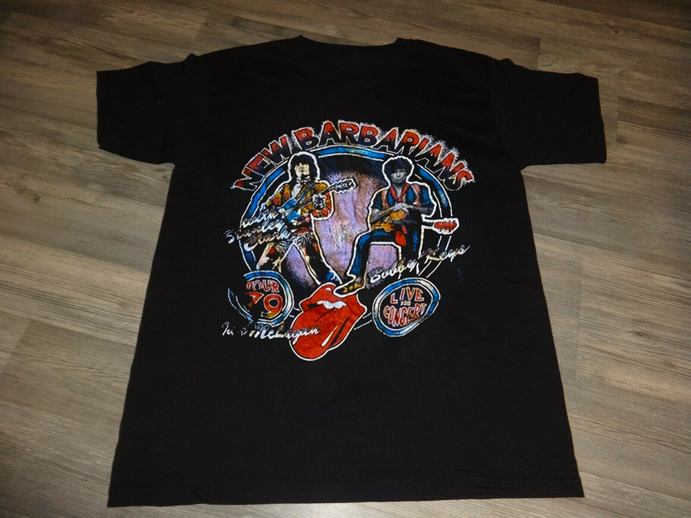 Vintage RARE 70s The New Barbarians in Concert 1979 T Shirt