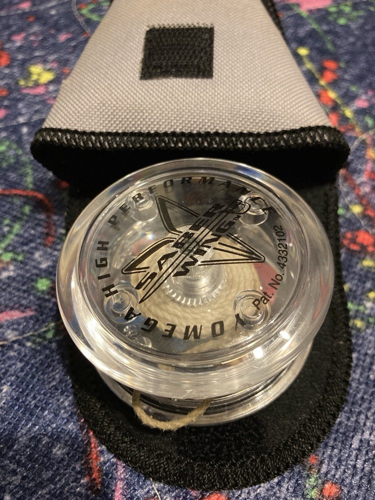 Yomega YoYo Vintage High Performance Yo-Yo Saber Wing Clear Collector