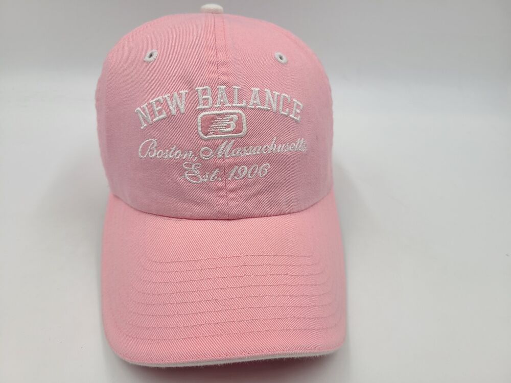 Women New Balance Boston Massachusetts New Era Strapback Adjustable Hat Cap Pink
