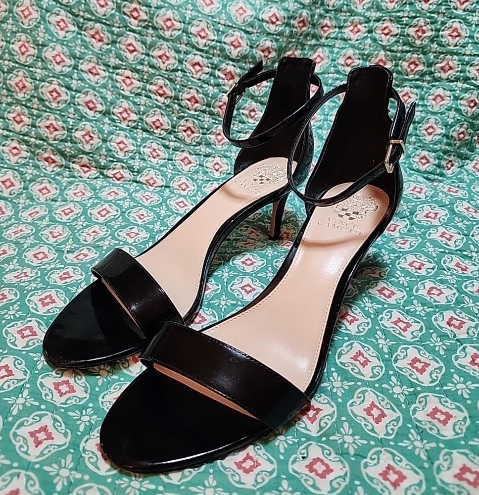 Vince Camuto Black Patent Leather Stiletto Heels Women’s Size 11/43