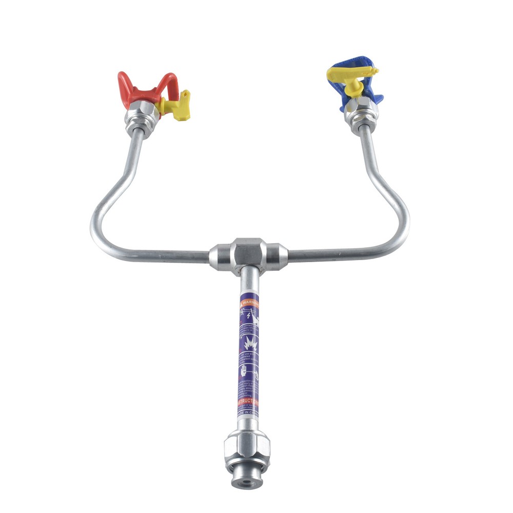 Double Head Airless Paint Sprayer with Extension Pole and Tip Guard-image