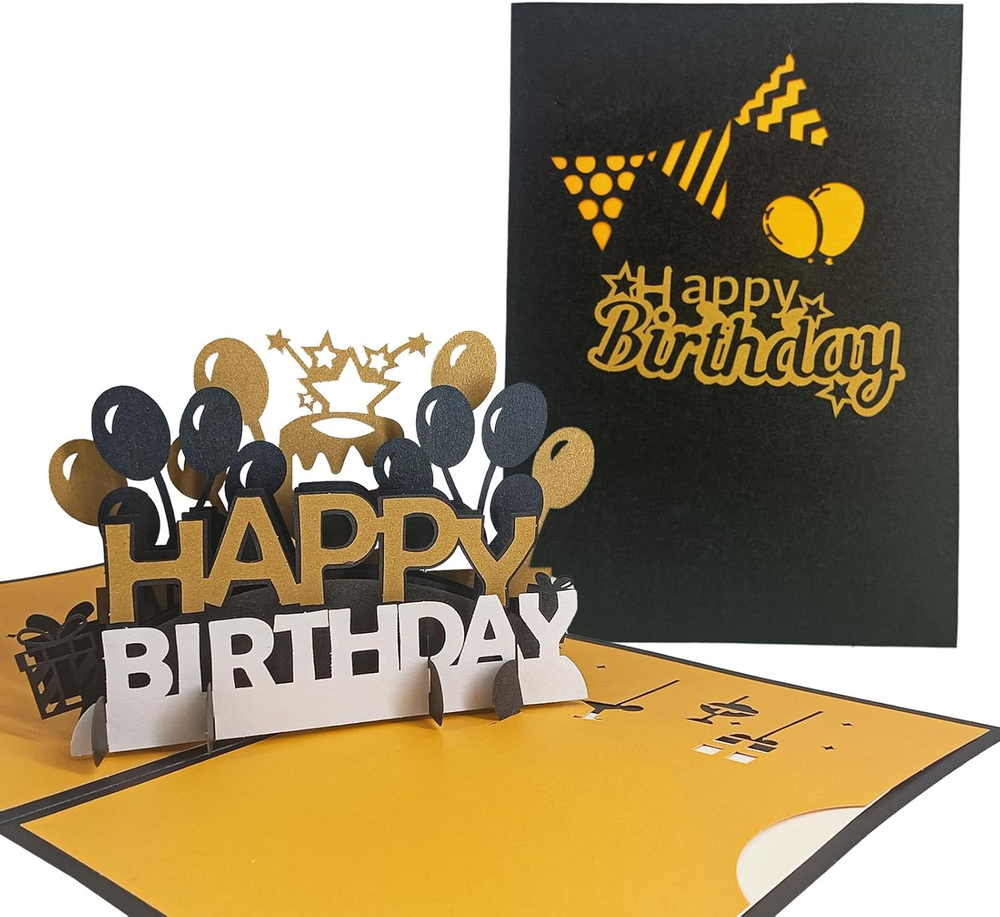3D Pop up Card Handmade 3D Popup Birthday Greeting Cards Anniversary Pop up Card