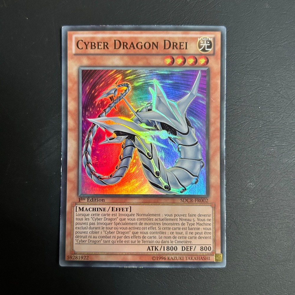 Yu-Gi-Oh Cyber Dragon Three SDCR-FR002 Super Rare Card