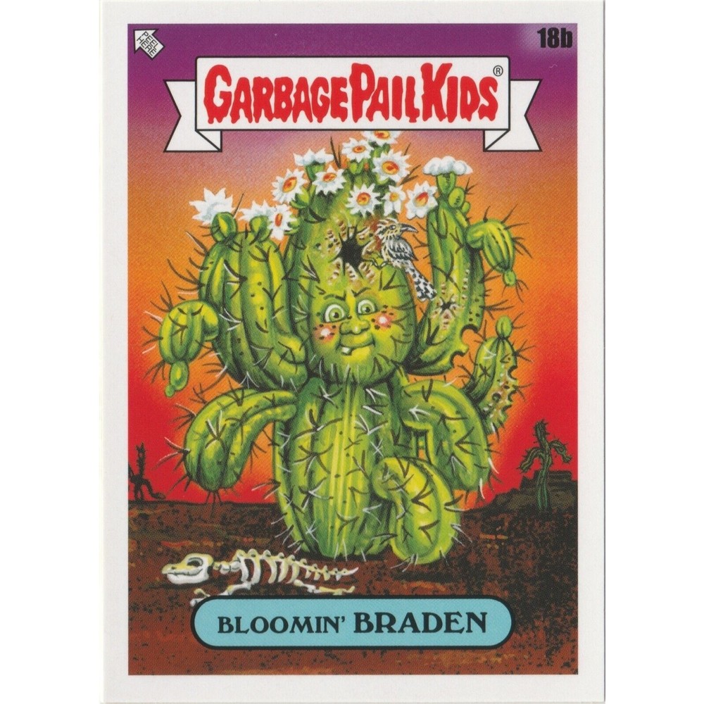 Bloomin Braden Garbage Pail Kids GPK 2020 35th Anniversary Series Card #18b