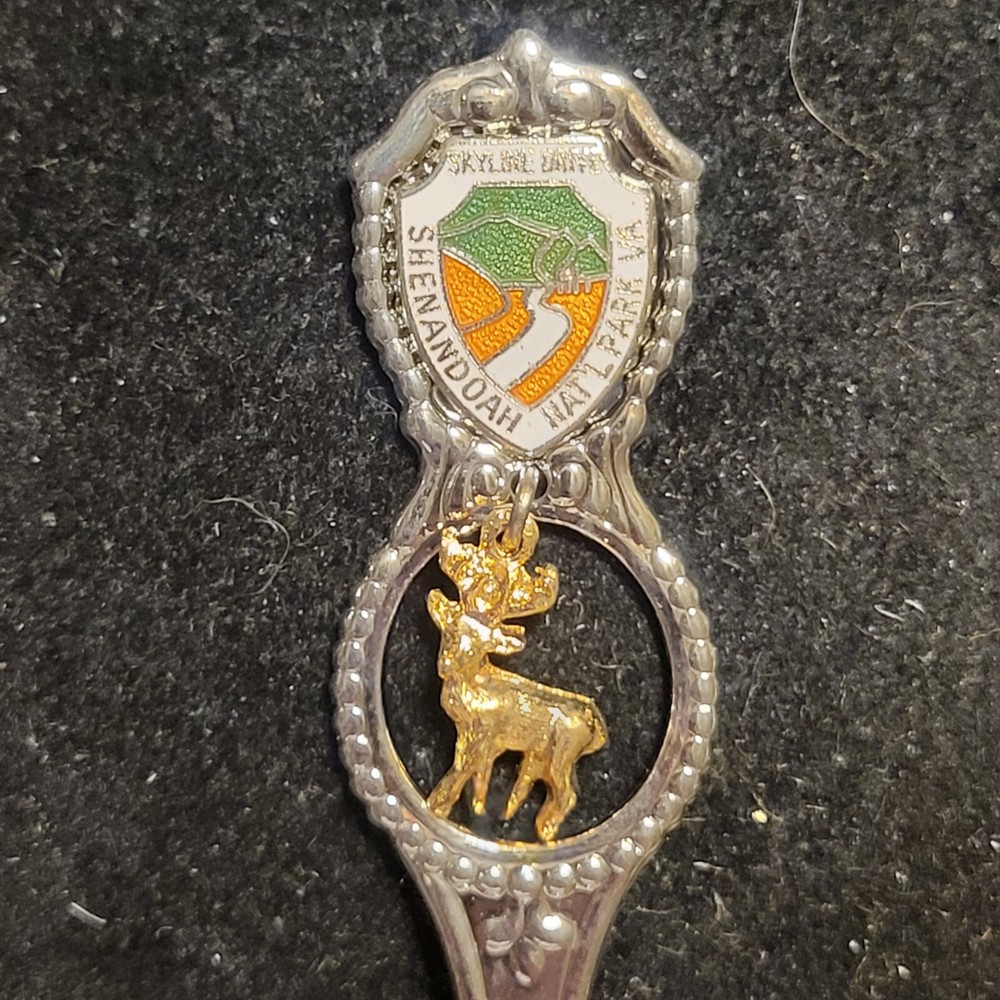 Shenandoah Natl Park VA Deer Dangle Collectors Bell State Souvenir Fort USA