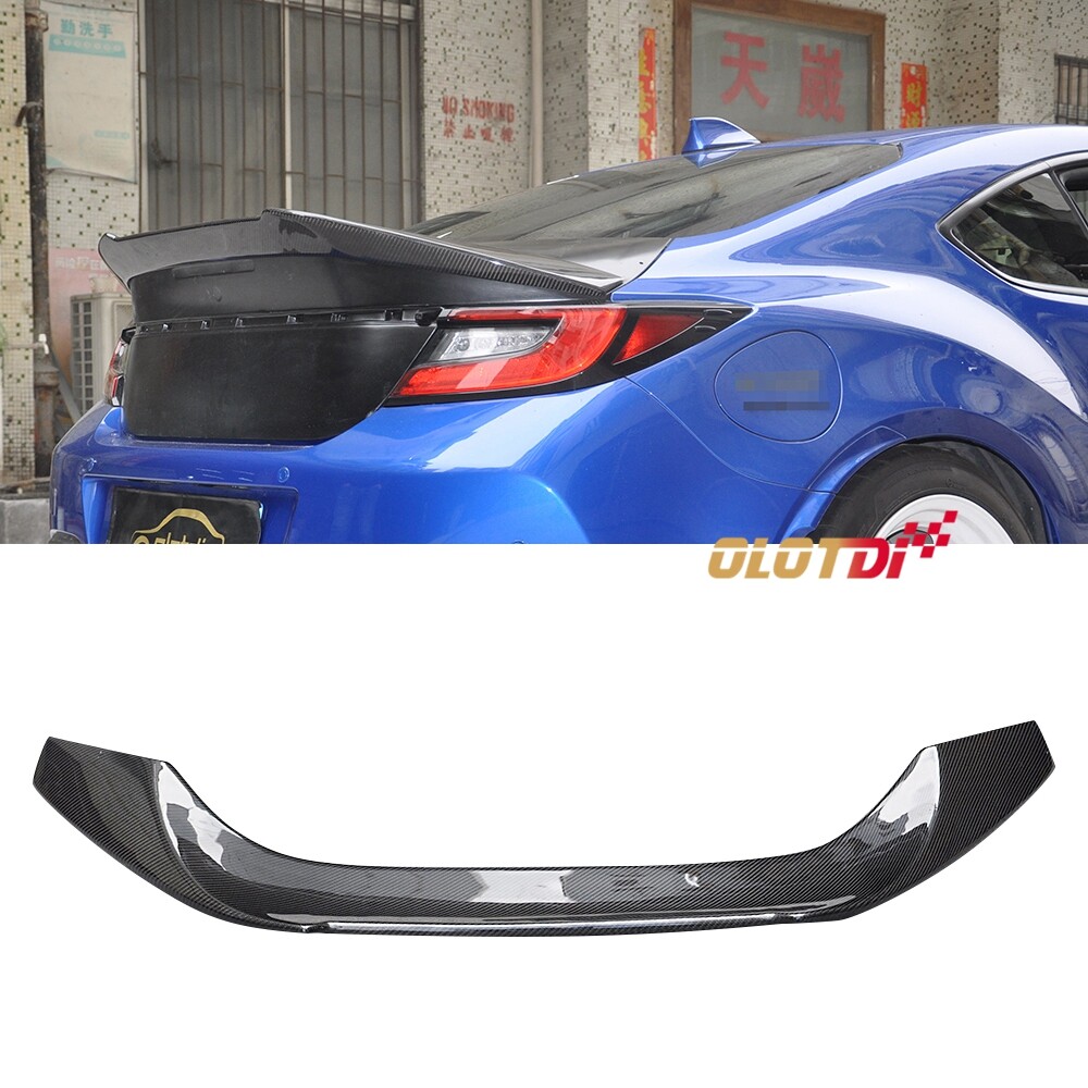Carbon Fiber Rear Trunk Spoiler Wing For 2022-24 Subaru BRZ ZD8 ZN8 Toyota GR86