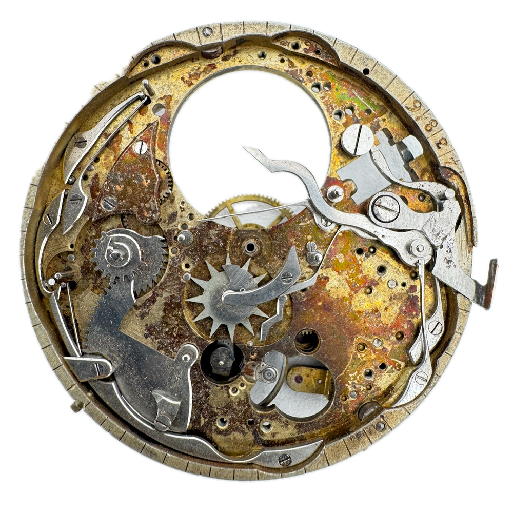 Antique 43mm LeCoultre Minute Repeater Mechanical Pocket Watch Movement