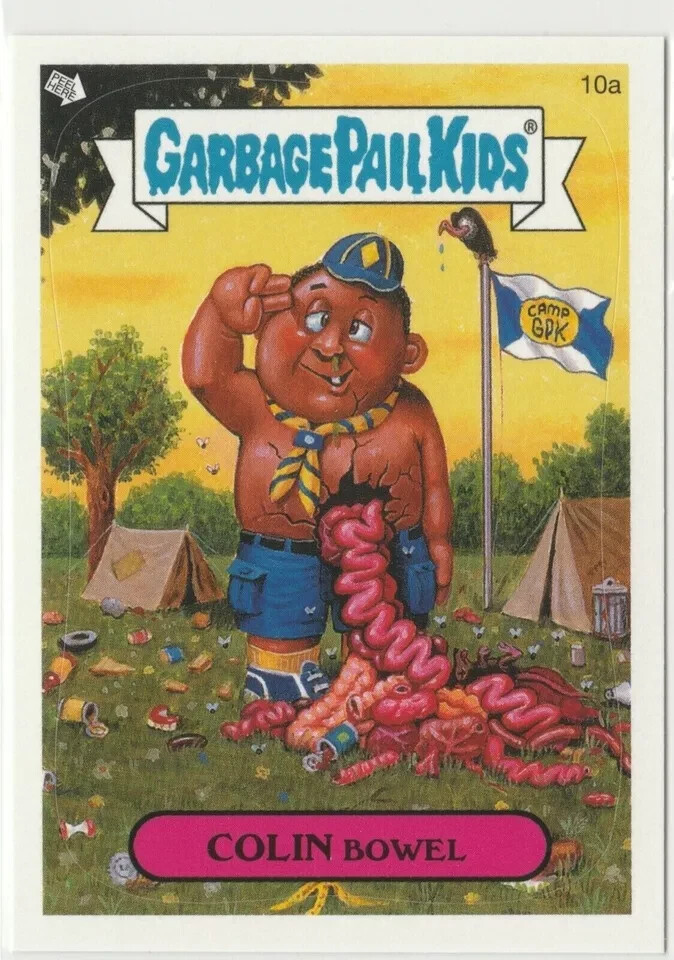 Colin Bowel #10a Garbage Pail Kids 2005 All-New Series 4 ANS4 GPK Card