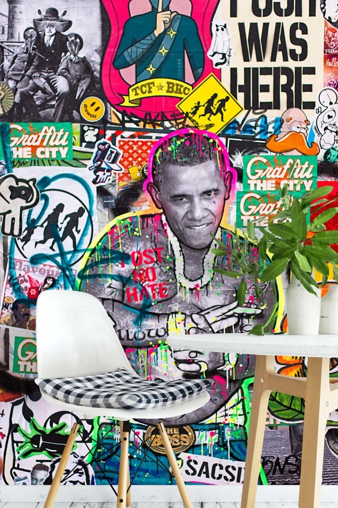3D Graffiti Art Wall Murals Wallpaper Murals Wall Sticker