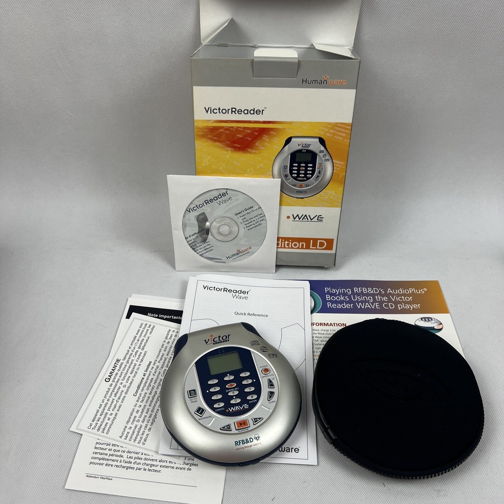 HumanWare Victor Reader Wave LD Daisey MP3 Digital Talking Book Player