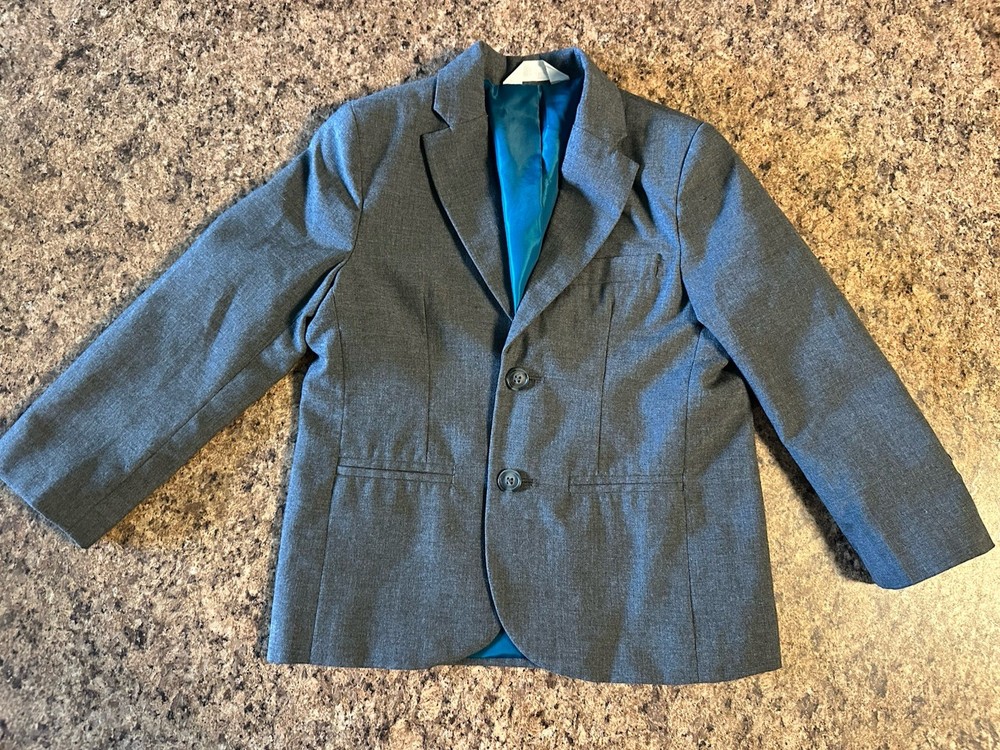 Boys Gray Suit Blazer Size 4 by Cat & Jack
