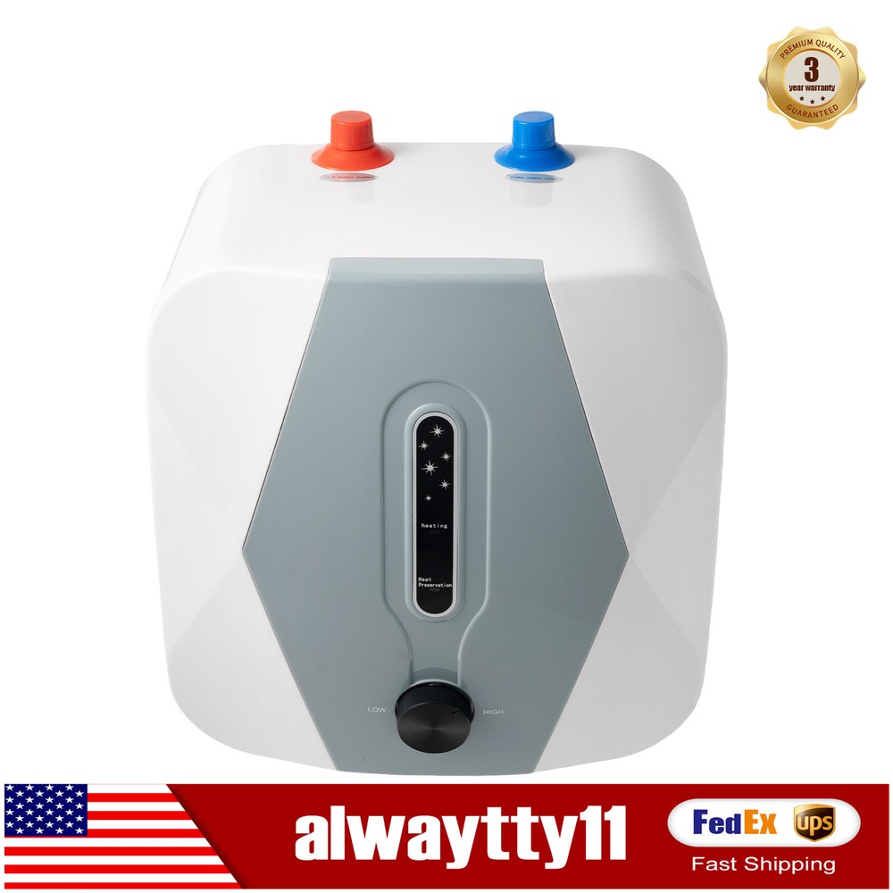 8L 1500W Under Sink Electric Instant Hot Water Heater Mini Small Water Tank